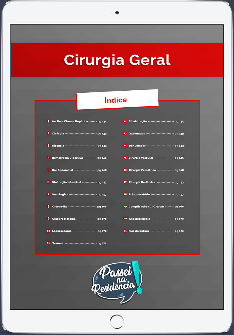 Índice Cirurgia Geral